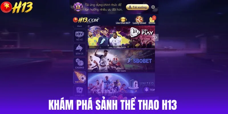 Khám phá sảnh thể thao H13 